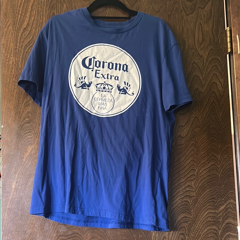 Corona Blue Short Sleeve Tee Vibrant Casual Style